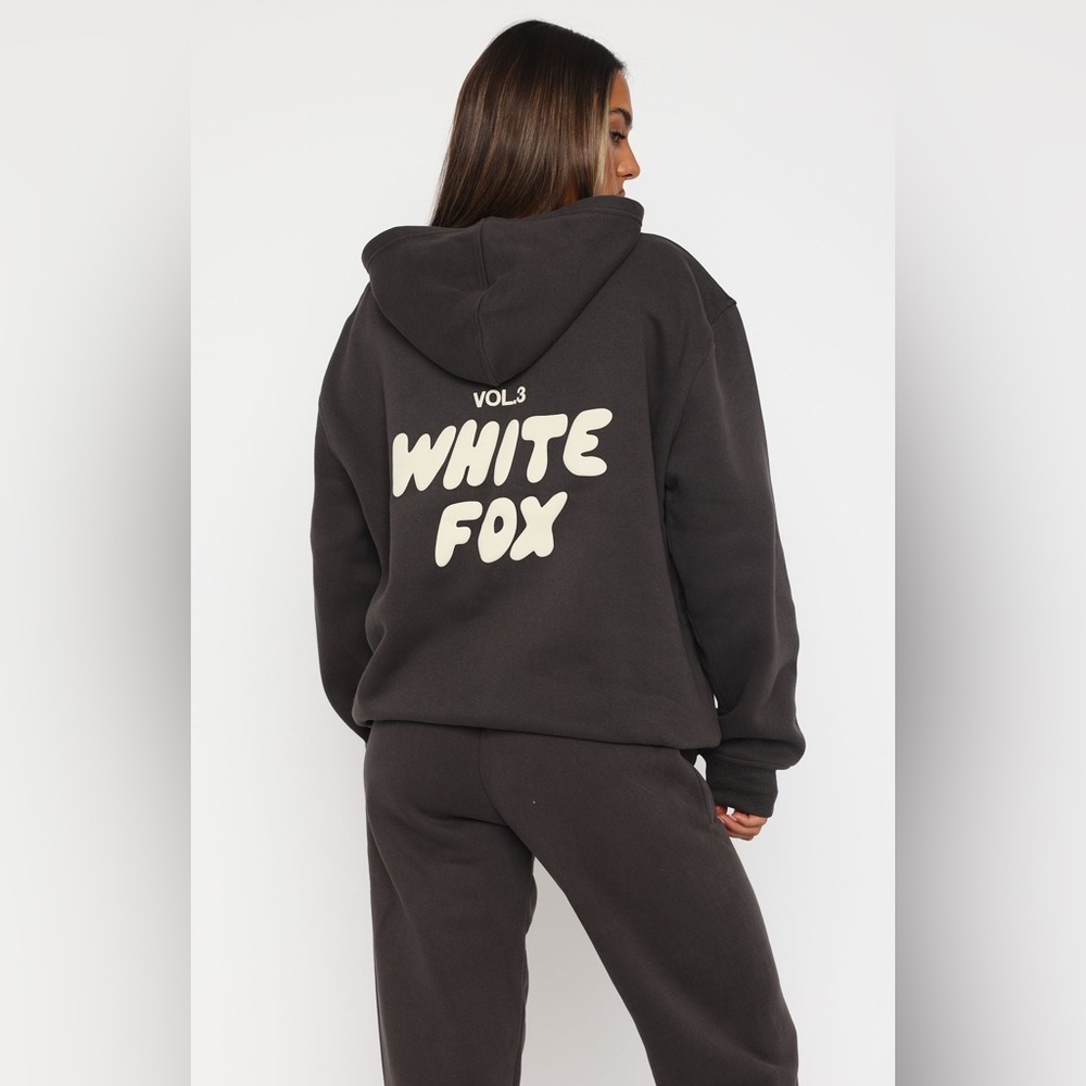 White Fox Vol. 3 Gray Hoodie S/M